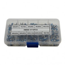 Резистор переменный RM065 500 Ом 1 2 5 10 20 50 100 200 кОм 1 МОм