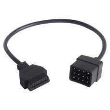 Переходник Renault 12 pin на OBD2 16 pin для сканера диагностики автомобиля Переходник Renault 12 pin на OBD2 16 pin для сканера диагностики автомобиля