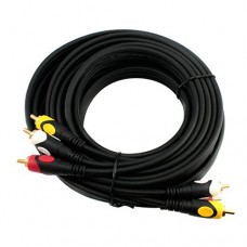 Кабель RCA 3 - RCA 3 10м папа-папа Кабель RCA 3 - RCA 3 10м папа-папа