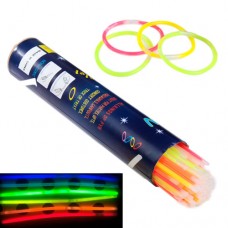 Светящиеся палочки Glow sticks неоновые браслеты 100 шт Светящиеся палочки Glow sticks неоновые браслеты 100 шт