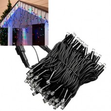 Гирлянда светодиодная Бахрома 120 LED 5м цветная уличная Гирлянда светодиодная Бахрома 120 LED 5м цветная уличная