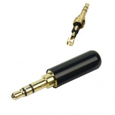 Штекер 3.5мм TRS mini-jack джек стерео 3pin металлический корпус Штекер 3.5мм TRS mini-jack джек стерео 3pin металлический корпус