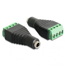 Переходник 3.5мм TRRS mini-jack джек гнездо мама - клеммники 4pin Переходник 3.5мм TRRS mini-jack джек гнездо мама - клеммники 4pin
