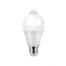Лампа светодиодная с датчиком движения E27, 24 LED 9Вт