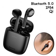 Наушники беспроводные, гарнитура с кейсом Baseus Encok W04 Pro Bluetooth Черные