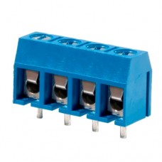 Клеммная колодка на 4 контакта, шаг 5мм KF301-4P 10шт