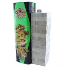 Настольная игра Дженга Башня Jenga Power Tower Джанга PT-01 56 брусков Настольная игра Дженга Башня Jenga Power Tower Джанга PT-01 56 брусков