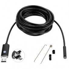 Эндоскоп 10м USB MicroUSB бороскоп 5.5мм камера 640x480 Эндоскоп 10м USB MicroUSB бороскоп 5.5мм камера 640x480