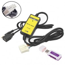 USB AUX адаптер для магнитолы WT-USB QX023 8+8 pin Mazda