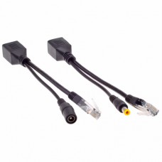 Сплиттер PoE Ethernet 5.5x2.1мм для CCTV камер 2 шт Сплиттер PoE Ethernet 5.5x2.1мм для CCTV камер 2 шт
