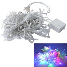 Гирлянда светодиодная новогодняя цветная 240 LED 24м