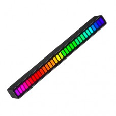 Светильник D-08-RGB эквалайзер 32 LED Bluetooth USB Type-C Светильник D-08-RGB эквалайзер 32 LED Bluetooth USB Type-C