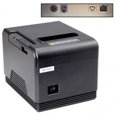 Xprinter XP-Q200 USB+LAN термопринтер с автообрезкой POS, чековый принтер Xprinter XP-Q200 USB+LAN термопринтер с автообрезкой POS, чековый принтер
