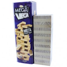 Настольная игра Дженга Башня Jenga Mega Vega Джанга G-MV-01U 54 бруска Настольная игра Дженга Башня Jenga Mega Vega Джанга G-MV-01U 54 бруска