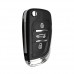 Корпус ключ для Peugeot 306 407 807 3 кн CE0523 HU83 Корпус ключ для Peugeot 306 407 807 3 кн CE0523 HU83