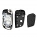 Корпус ключ для Peugeot 306 407 807 3 кн CE0523 HU83 Корпус ключ для Peugeot 306 407 807 3 кн CE0523 HU83