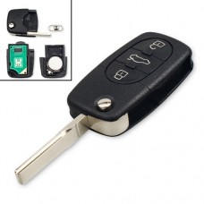 Ключ брелок Audi A3 A4 A6 A8 RS4 HU66 ID48 4D0837231A 3 кнопки Ключ брелок Audi A3 A4 A6 A8 RS4 HU66 ID48 4D0837231A 3 кнопки