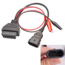 Переходник Fiat Alfa Romeo Lancia Chery 3 pin на OBD2 16pin для диагностики автомобиля Переходник Fiat Alfa Romeo Lancia Chery 3 pin на OBD2 16pin для диагностики автомобиля