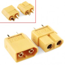 Разъем питания XT60 60А 2pin пара мама 2 шт Разъем питания XT60 60А 2pin пара мама 2 шт
