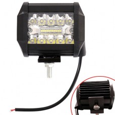 Светодиодная LED панель фара дополнительного света для авто 4” 12В 60Вт