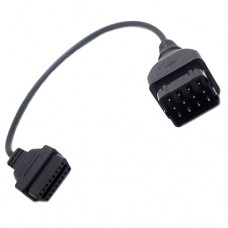 Переходник с OBD2 16pin мама на GAZ ГАЗ 12pin папа Переходник с OBD2 16pin мама на GAZ ГАЗ 12pin папа