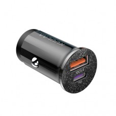 Адаптер в прикуриватель KUULAA KL-CD09-P USB USB-C 36Вт Quick Charge 3.0 Адаптер в прикуриватель KUULAA KL-CD09-P USB USB-C 36Вт Quick Charge 3.0