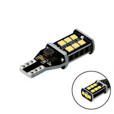 Лампа W16W 12В T15 LED с обманкой CANBUS белый 2 шт Лампа W16W 12В T15 LED с обманкой CANBUS белый 2 шт