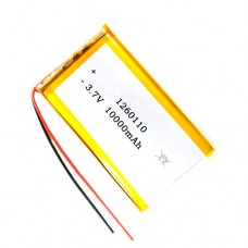 Аккумулятор Li-pol 10000 мАч 110 х 60 x 12 мм 3.7в