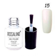 Гель-лак для ногтей маникюра 7мл Rosalind, шеллак, 15 перламутровый Гель-лак для ногтей маникюра 7мл Rosalind, шеллак, 15 перламутровый