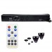 Ультрафиолетовая светодиодная лампа-панель 24LED DMX512 72Вт 52см с пультом для дискотек Ультрафиолетовая светодиодная лампа-панель 24LED DMX512 72Вт 52см с пультом для дискотек