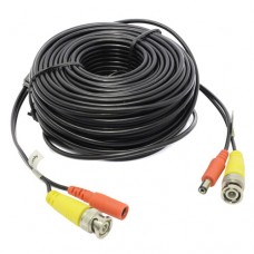 Кабель BNC-DC 20м, BNC-power для камер видеонаблюдения, 5.5x2.1
