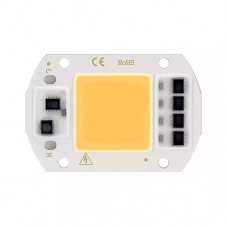 Светодиодная матрица с драйвером COB LED 50Вт 4500лм 220В, тепл. белая Светодиодная матрица с драйвером COB LED 50Вт 4500лм 220В, тепл. белая
