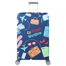 Чехол на чемодан M 22-24" go travel worldtrip Чехол на чемодан M 22-24" go travel worldtrip