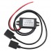 Преобразователь напряжения 12В-5В 3А 2xUSB, скрытая проводка авто Преобразователь напряжения 12В-5В 3А 2xUSB, скрытая проводка авто