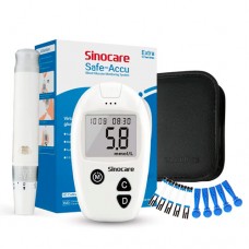 Глюкометр Sinocare GA-3 100 тест-полосок 100 ланцетов Глюкометр Sinocare GA-3 100 тест-полосок 100 ланцетов