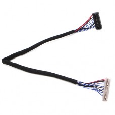 Кабель шлейф LVDS DF-14 20pin 1канал 8бит для ЖК матриц Кабель шлейф LVDS DF-14 20pin 1канал 8бит для ЖК матриц