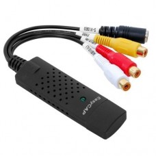 Карта видеозахвата EasierCap MS2106 USB 2.0 RCA S-Video со звуком для оцифровки видеокассет на ПК