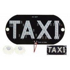 Автомобильное LED табло табличка Такси 12В белое