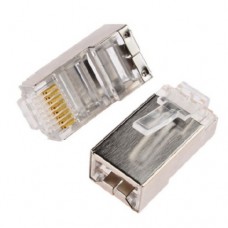 Коннекторы для сетевого кабеля RJ45 100 шт экранированные Коннекторы для сетевого кабеля RJ45 100 шт экранированные
