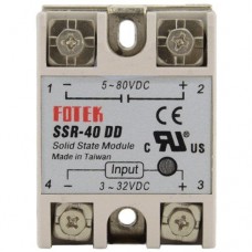 Реле Fotek SSR-40DD 40А DC-DC Реле Fotek SSR-40DD 40А DC-DC