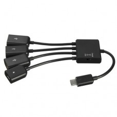 MicroUSB OTG 3-портовый хаб, адаптер для зарядки MicroUSB OTG 3-портовый хаб, адаптер для зарядки