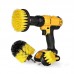 Щетка-насадка для химчистки на дрель шуруповерт 3 шт