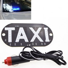 Автомобильное LED табло табличка Такси 12В синяя в прикуриватель