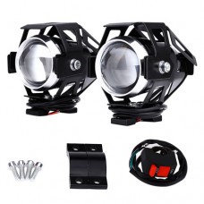 Фары на мотоцикл led CREE U5 12В ближний дальний свет 2 шт