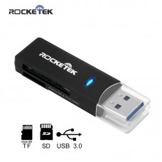Rocketek SD SDHC MMC MicroSD TF картридер USB 3.0 Rocketek SD SDHC MMC MicroSD TF картридер USB 3.0