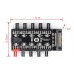 Хаб для вентиляторов 10 вентиляторов Power SATA на 4 pin Хаб для вентиляторов 10 вентиляторов Power SATA на 4 pin