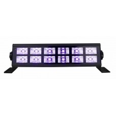 Ультрафиолетовая лампа для дискотек 36Вт 27м 12LED DMX512 Ультрафиолетовая лампа для дискотек 36Вт 27м 12LED DMX512