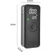 Портативный аккумуляторный компрессор Carsun T3106-1S Powerbank фонарик