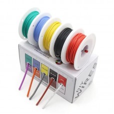 Кабель 16 AWG монтажый в силиконовой оплетке по 4м 5 цветов Кабель 16 AWG монтажый в силиконовой оплетке по 4м 5 цветов